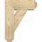 Ekena Millwork Traditional Craftsman Rough Sawn Bracket w/ Offset Brace, Douglas Fir, 6"W x 14"D x 18"H BKT0604X14X18TRA04RDF - alternate 2